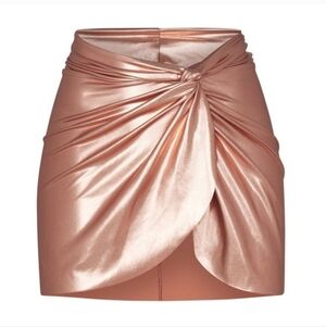 NWT Skims Metalic Champagne Swim Sarong Size Large